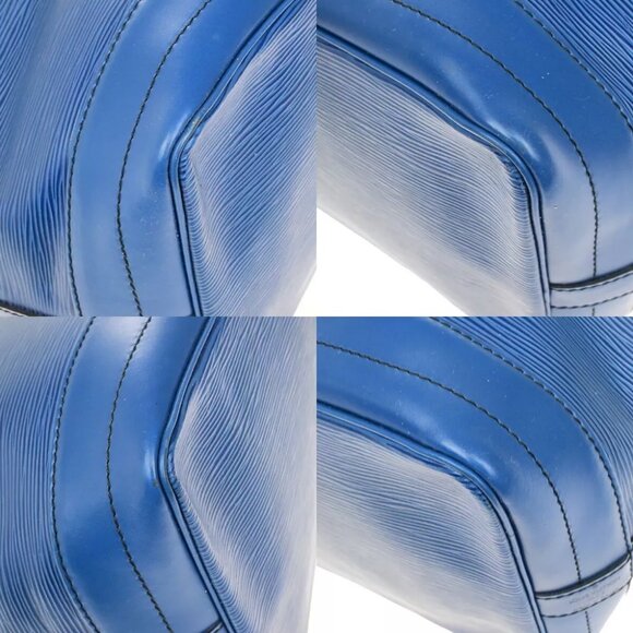 LOUIS VUITTON Noe GM Drawstring Shoulder Bag Epi Leather Blue - Picture 7 of 14